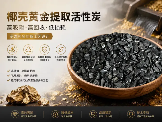 Huajing ヤシガラの金回収炭素: 金回収の促進、コストの削減、効率の向上